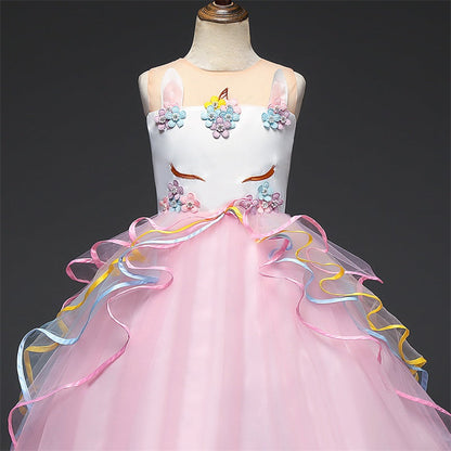 sixsr Red Girl Lace Embroidery Christmas Birthday Party Dress Flower Wedding Gown Formal Kids Dresses For Girls Teen Clothes 6 14 Yrs